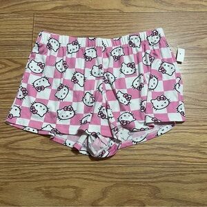 NEW Hello Kitty Pajama Shorts Small